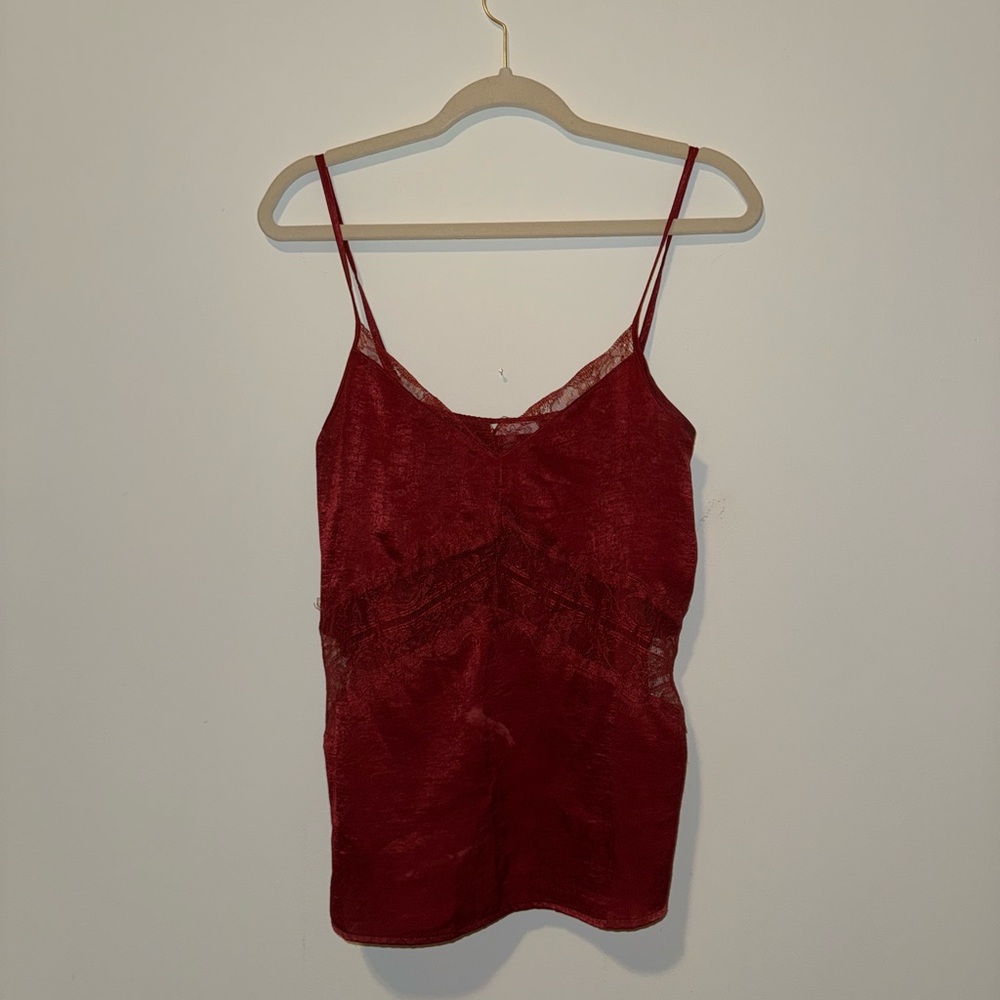 Dark Red Camisole Top